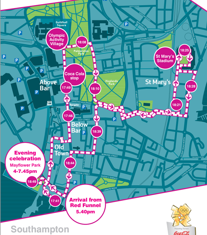 Olympic Torch Southampton